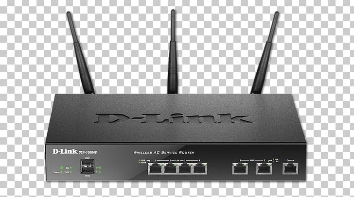 Wireless Router Gigabit Ethernet D-Link DSR-1000AC IEEE 802.11ac PNG, Clipart, Audio Receiver, Dlink, Electronics, Ethernet, Ethernet Hub Free PNG Download