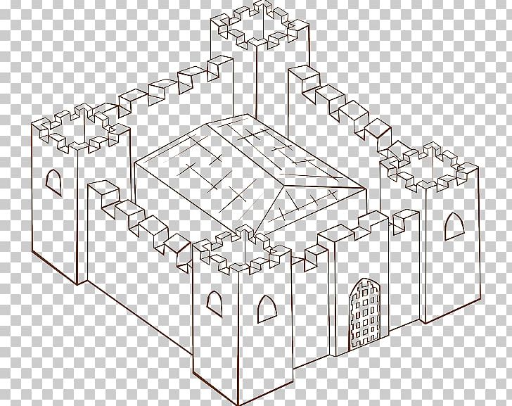 Drawing Cartoon Fortification PNG, Clipart, Angle, Area, Black And White, Building, Cartoon Free PNG Download