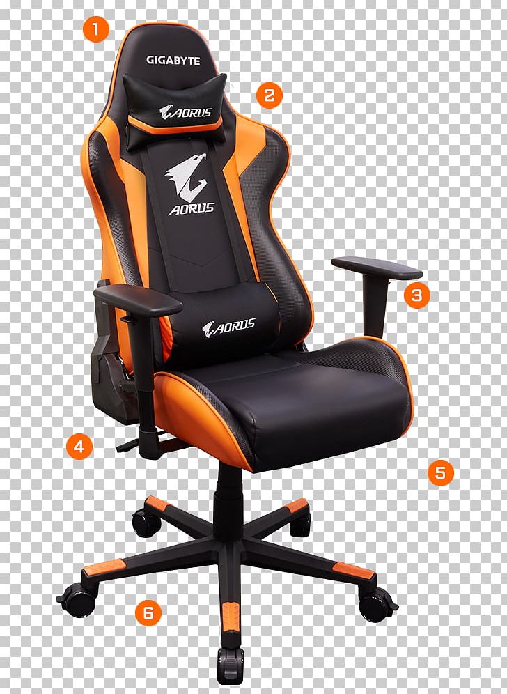 AORUS Pte. Ltd Gigabyte Technology Chair Lumbar Head Restraint PNG, Clipart, Aorus Pte Ltd, Armrest, Car Seat Cover, Chair, Comfort Free PNG Download