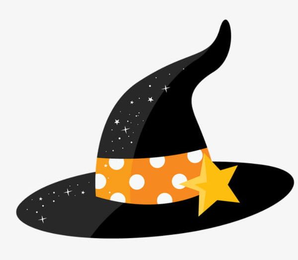 Sharp Wizards Hat PNG, Clipart, Black, Cartoon, Cartoon Png Material, Corners, Five Pointed Free PNG Download
