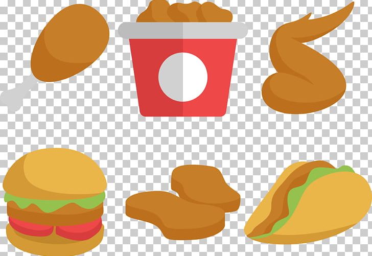 Fried Chicken Fast Food Hamburger Buffalo Wing Junk Food PNG, Clipart, Angel Wings, Cartoon Hand Painted, Chicken, Chicken Meat, Chicken Thighs Free PNG Download