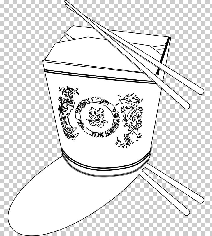 Chinese Cuisine Fast Food Line Art Black And White PNG, Clipart, Angle, Black And White, Chinese Cuisine, Chinese Restaurant, Coloring Book Free PNG Download
