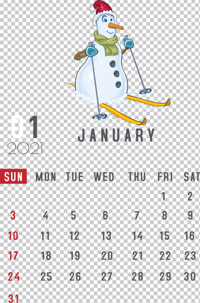 January 2021 Printable Calendar January Calendar PNG, Clipart, 2021 Calendar, Calendar System, Cartoon, January, January Calendar Free PNG Download