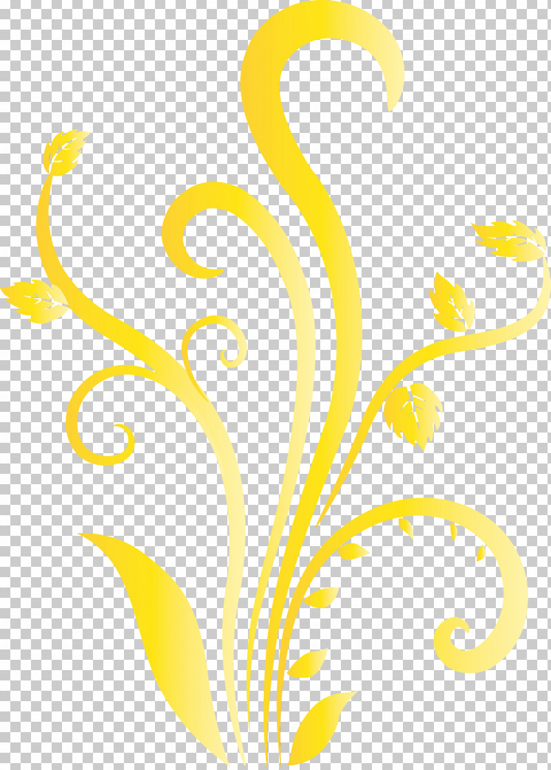 Yellow Pedicel Plant PNG, Clipart, Decoration Frame, Paint, Pedicel, Plant, Spring Frame Free PNG Download