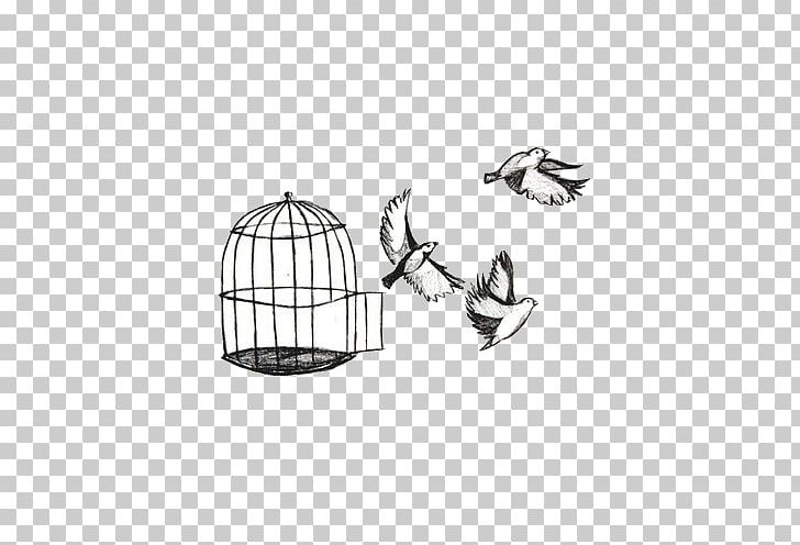 Haiku (bird cage) Drawing by Barbara Bartos | Saatchi Art