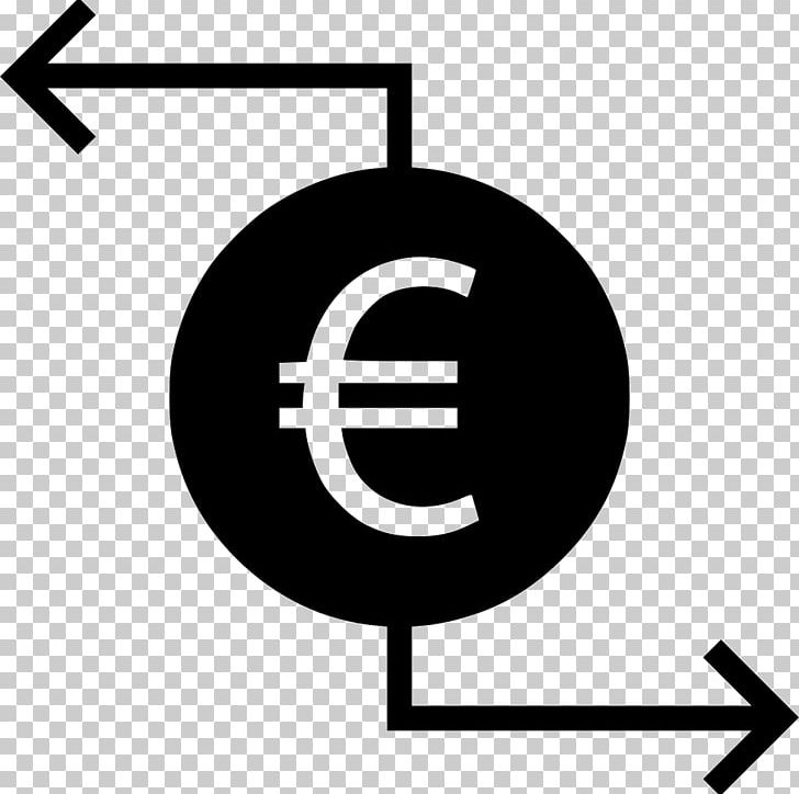 Computer Icons Financial Transaction Currency Symbol Euro PNG, Clipart, Area, Black And White, Brand, Circle, Computer Icons Free PNG Download