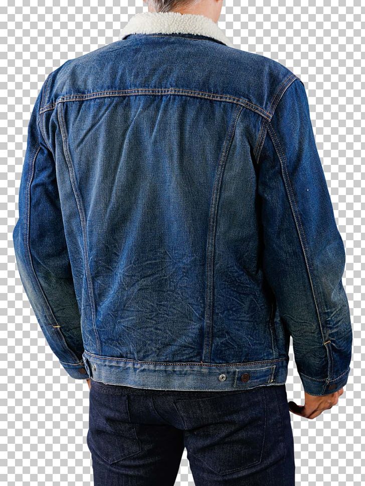 Leather Jacket Jeans Levi Strauss & Co. Denim PNG, Clipart, Cobalt Blue, Denim, Jacket, Jeans, Jeansch Free PNG Download