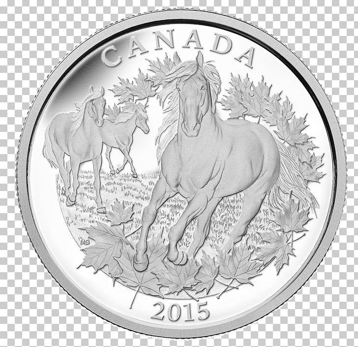 Coin Canadian Horse Canada Silver Royal Canadian Mint PNG, Clipart, Canada, Canadian, Canadian Dollar, Canadian Gold Maple Leaf, Canadian Horse Free PNG Download
