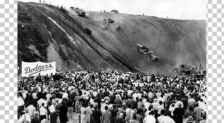 Dodger Stadium Los Angeles Dodgers Los Angeles Times Communications LLC PNG, Clipart, Black And White, California, Crowd, Dodger Stadium, Geological Phenomenon Free PNG Download