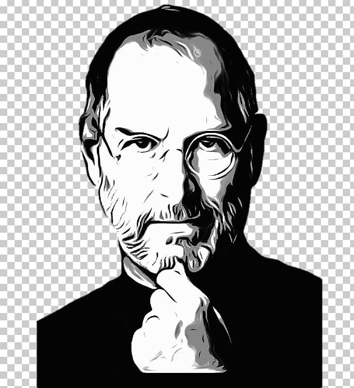ICon: Steve Jobs Apple PNG, Clipart, Apple, Art, Beard, Black And White, Celebrities Free PNG Download