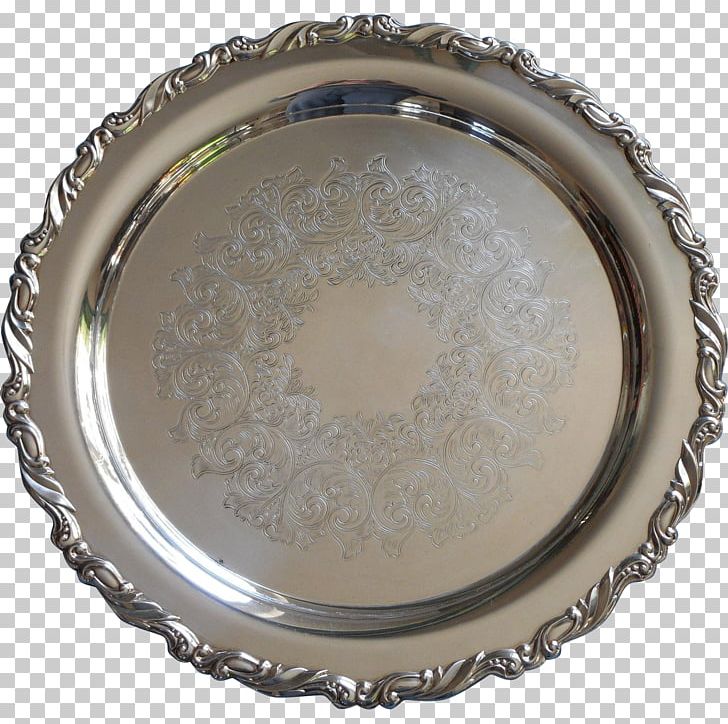 Silver Plate Platter Tray Tea Set PNG, Clipart, Butler, Chips And Dip, Creamer, Dishware, Jewelry Free PNG Download