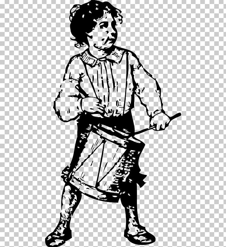 The Little Drummer Boy PNG, Clipart, Arm, Art, Artwork, Black, Black And White Free PNG Download
