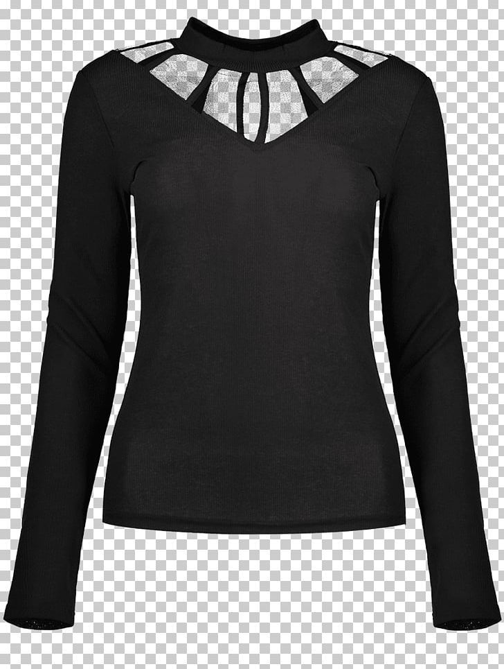 Sleeve T-shirt Collar Blouse PNG, Clipart, Black, Blouse, Choker, Clothing, Collar Free PNG Download