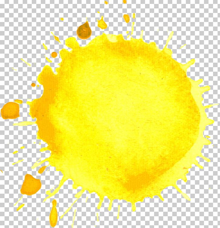 Watercolor Painting Yellow PNG, Clipart, Circle, Clip Art, Color, Computer Icons, Computer Wallpaper Free PNG Download