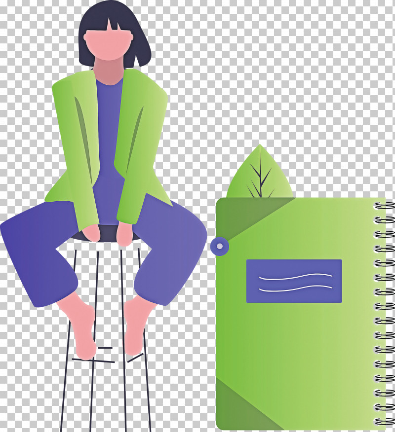 Notebook Girl PNG, Clipart, Cartoon, Girl, Notebook, Standing Free PNG Download