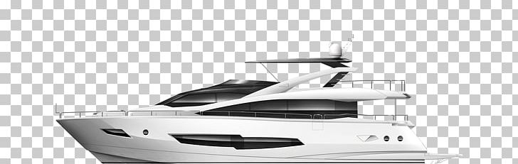 Luxury Yacht Boat Sunseeker PNG, Clipart, Beam, Black And White, Boat, Boating, Bow Free PNG Download