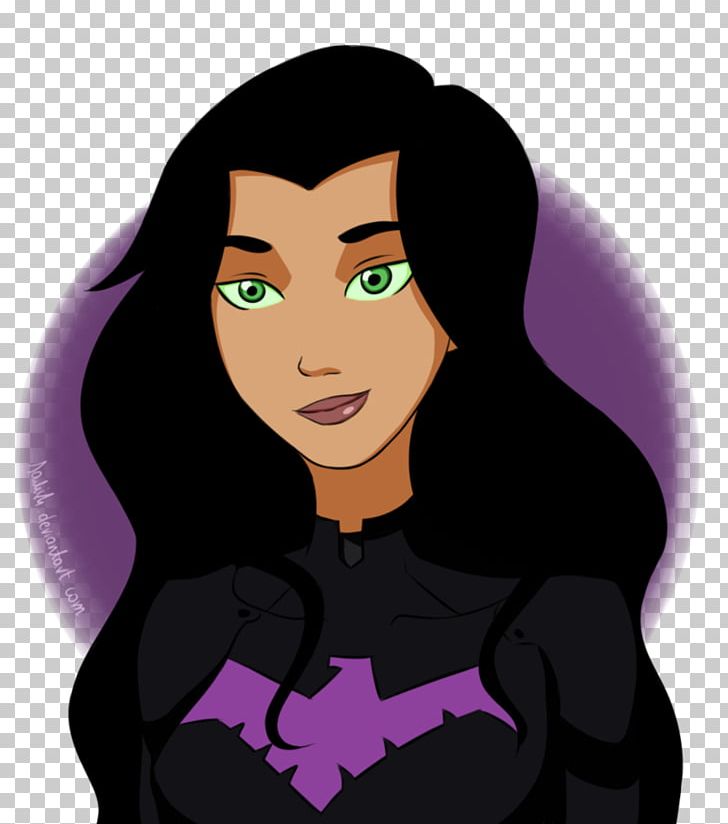 Starfire Damian Wayne Nightwing Nightstar Batman PNG, Clipart, Batman, Black Hair, Brown Hair, Cartoon, Cheek Free PNG Download