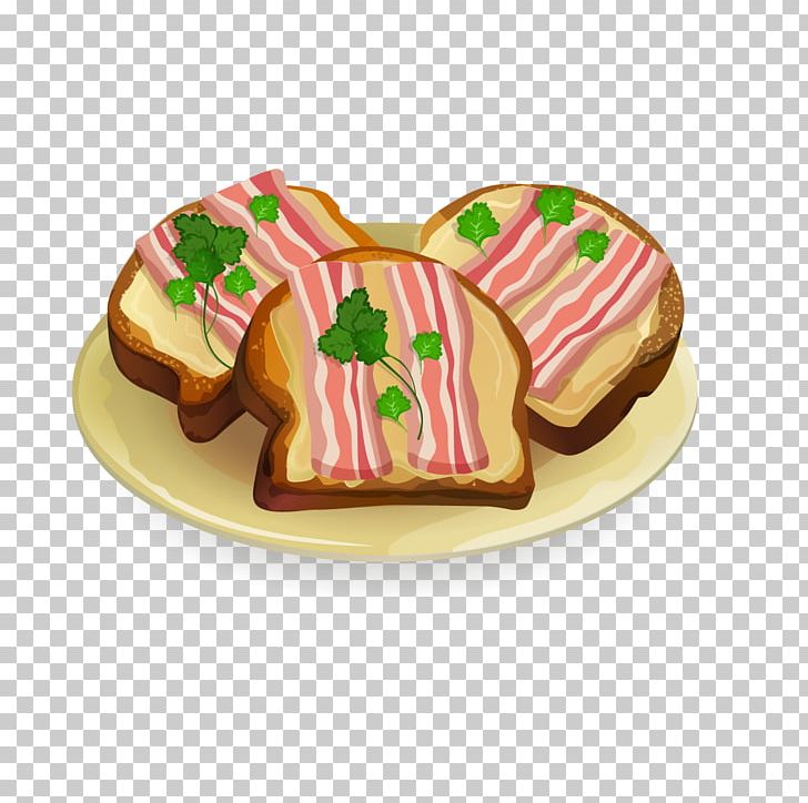 Bacon Toast Ham Barbecue Cheese Sandwich PNG, Clipart, Adobe Illustrator, Baking, Barbecue, Bread, Bread Cartoon Free PNG Download