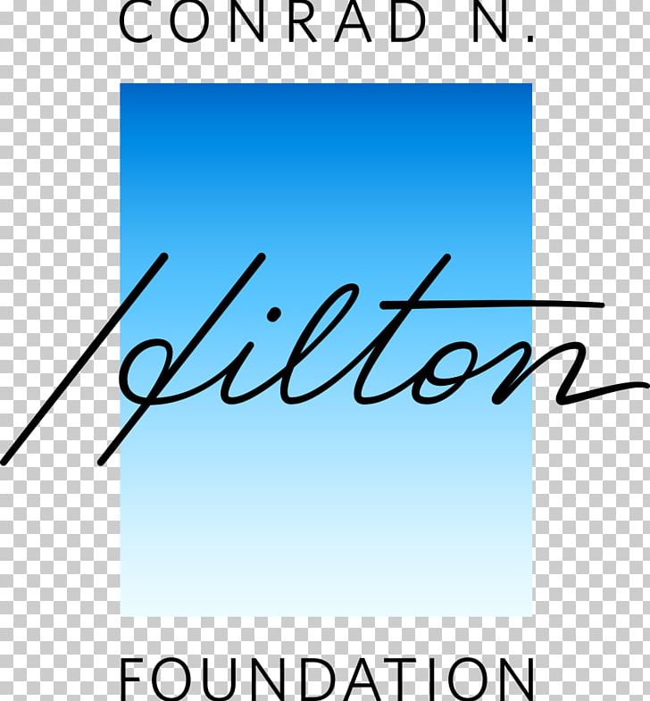 Conrad N. Hilton Foundation Hilton Hotels & Resorts Organization PNG, Clipart, Angle, Area, Blue, Brand, Business Free PNG Download
