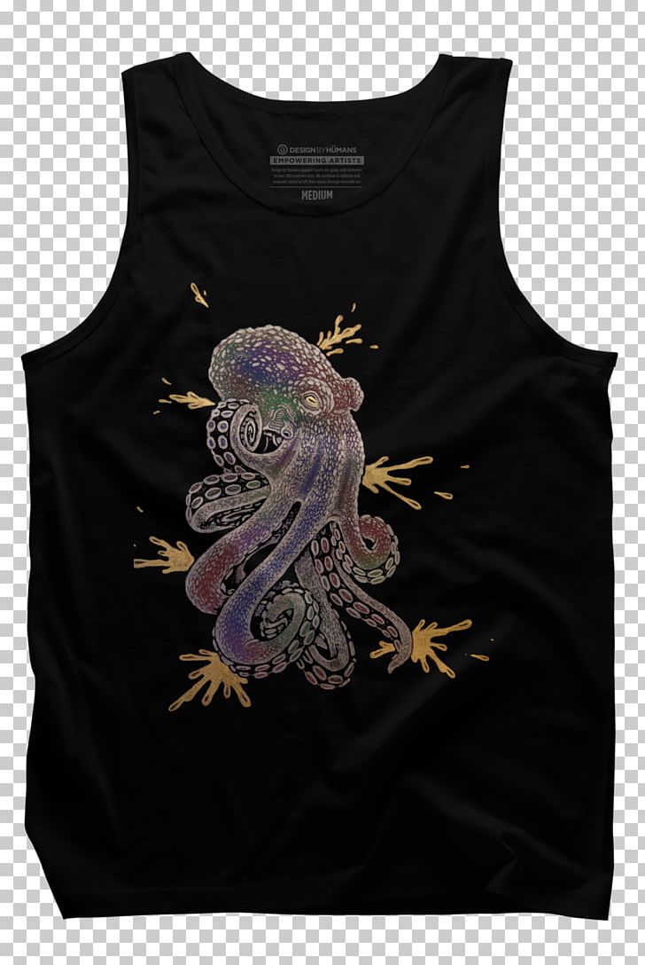 T-shirt Sleeveless Shirt Streetwear Clothing PNG, Clipart, Blue, Clothing, Men, Octopus, Outerwear Free PNG Download