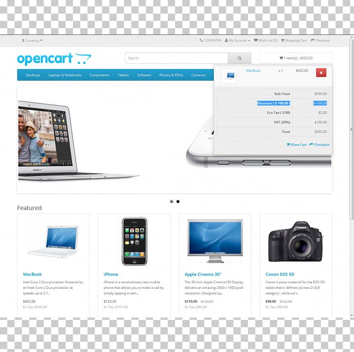 OpenCart Computer Software E-commerce Plug-in Installation PNG, Clipart, Brand, Computer Software, Ecommerce, Electronics, Gatling Free PNG Download