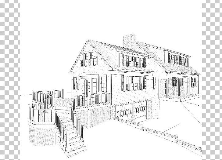 Architecture Deck House Porch Sketch PNG, Clipart, Angle, Architecture, Artwork, Black And White, Building Free PNG Download