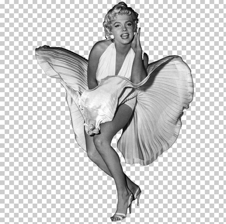 White Dress Of Marilyn Monroe PNG, Clipart, Art, At The Moviesmarilyn Monroe, Celebrities, Drawing, Fictional Character Free PNG Download