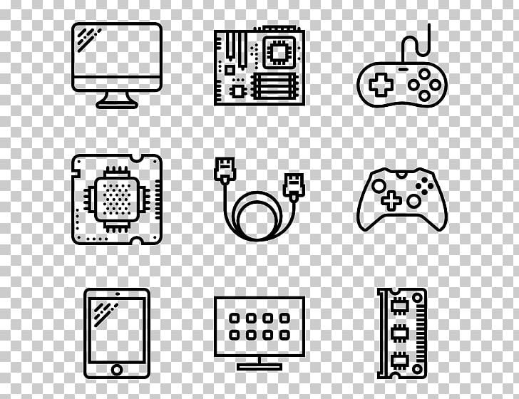 Computer Icons Technology Computer Monitors PNG, Clipart, Angle, Auto Part, Black, Black And White, Brand Free PNG Download
