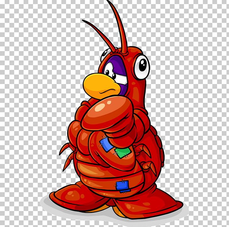 Club Penguin Island Costume Lobster PNG, Clipart, Animals, Art, Artwork, Beak, Cartoon Free PNG Download