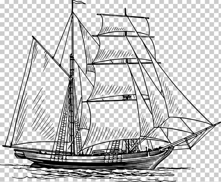 Drawing Sailboat Sailing Ship PNG, Clipart, Baltimore Clipper, Brig, Caravel, Carrack, Dromon Free PNG Download