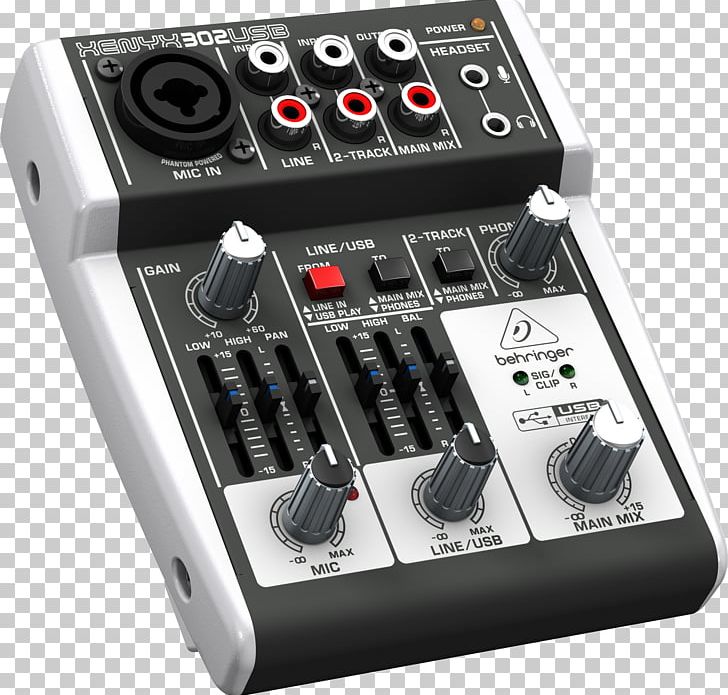Microphone Audio Mixers Behringer USB PNG, Clipart, Audio, Audio Equipment, Electronic Component, Electronic Device, Electronic Instrument Free PNG Download