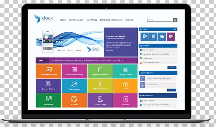 Sharepoint 2010 Intranet Portal Template PNG, Clipart, Brand, Communication, Computer, Computer Monitor, Computer Program Free PNG Download