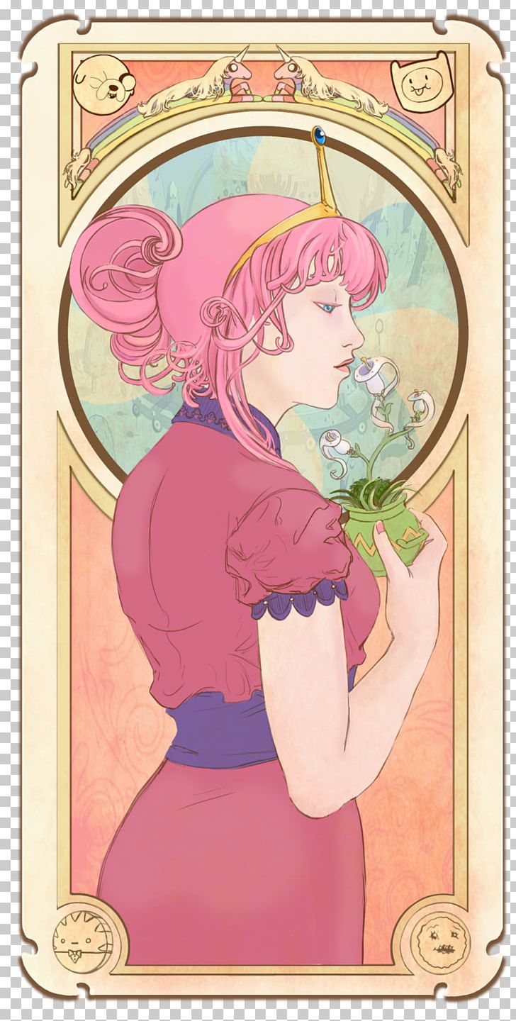 Princess Bubblegum Art Nouveau Concept Art PNG, Clipart, Adventure Time, Alphonse Mucha, Anime, Art, Art Deco Free PNG Download