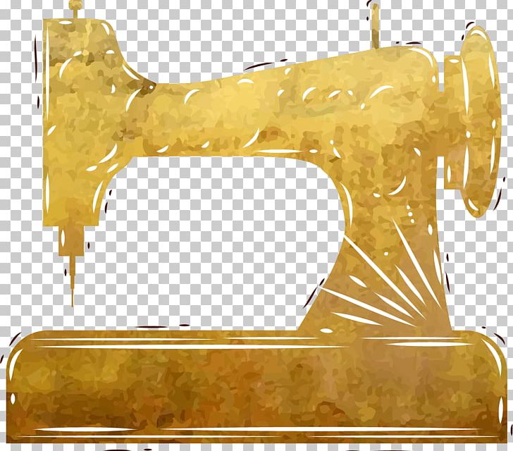 Sewing Machine Euclidean PNG, Clipart, Drawing, Encapsulated Postscript, Gold, Gold, Gold Border Free PNG Download