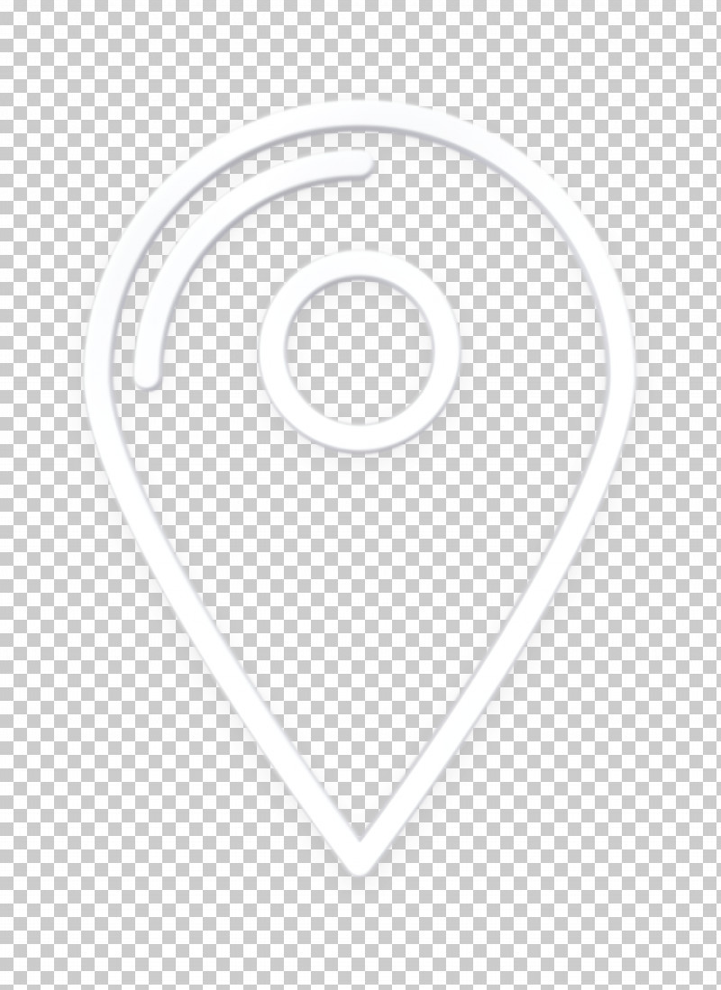 UI Icon Pin Icon Location Icon PNG, Clipart, Blackandwhite, Circle, Emblem, Location Icon, Logo Free PNG Download