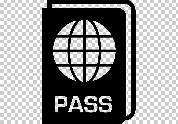 Computer Icons Passport PNG, Clipart, Area, Black, Black And White, Brand, Circle Free PNG Download