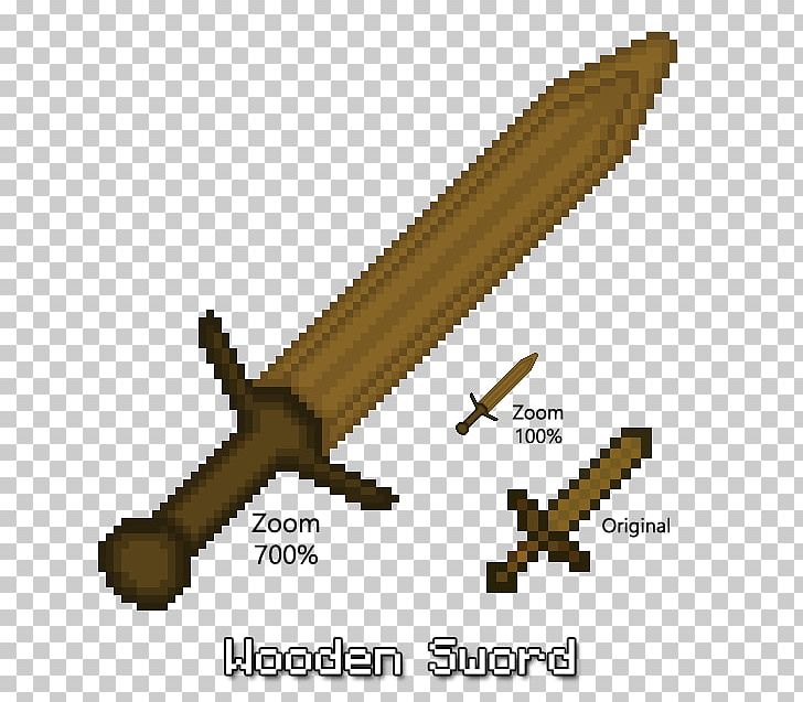 Sword Minecraft: Pocket Edition Pixel Art Wood PNG, Clipart, Cold Weapon, Craft, Game, Hardware, Hardware Accessory Free PNG Download
