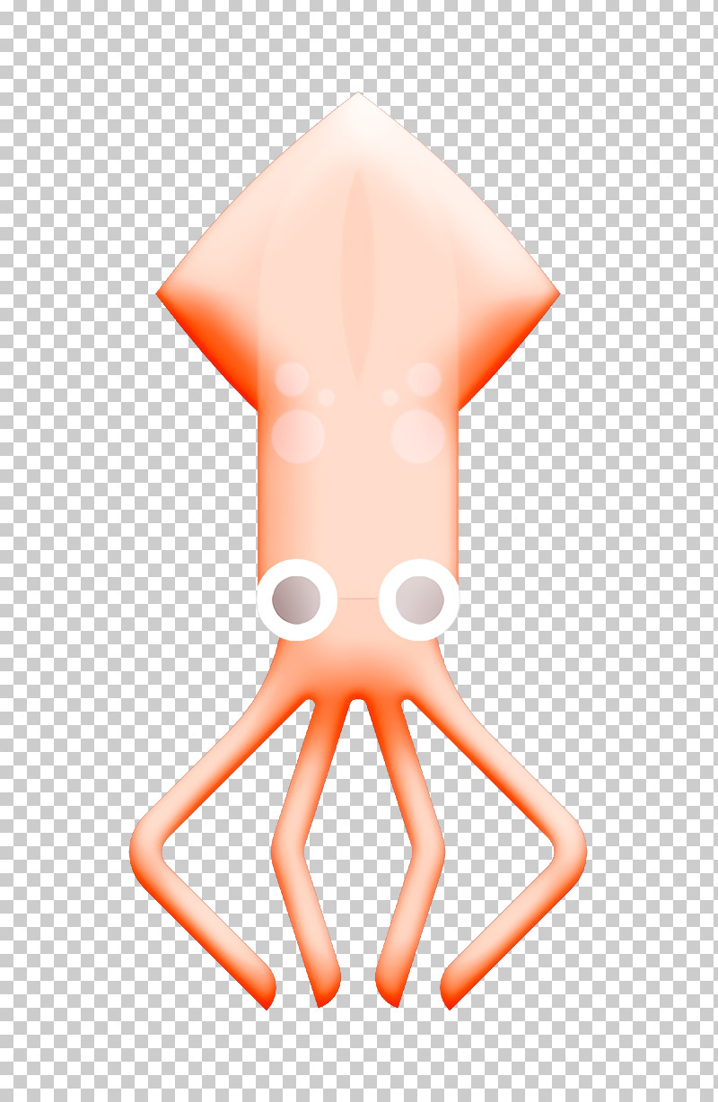 Squid Icon Animals Icon Sea Life Icon PNG, Clipart, Animals Icon, Lighting, Orange Sa, Sea Life Icon Free PNG Download