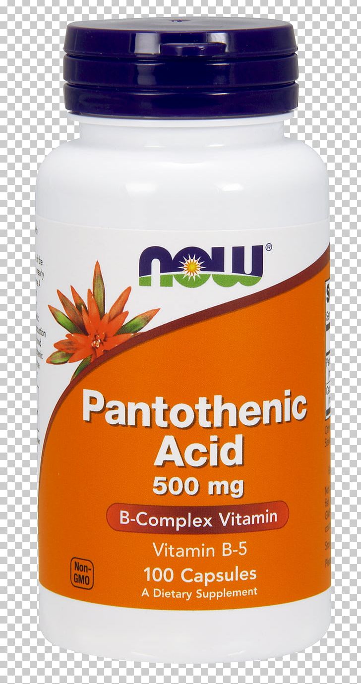 Dietary Supplement Pantothenic Acid Capsule NOW Foods PNG, Clipart, Acid, Amino Acid, B Vitamins, Capsule, Dietary Supplement Free PNG Download