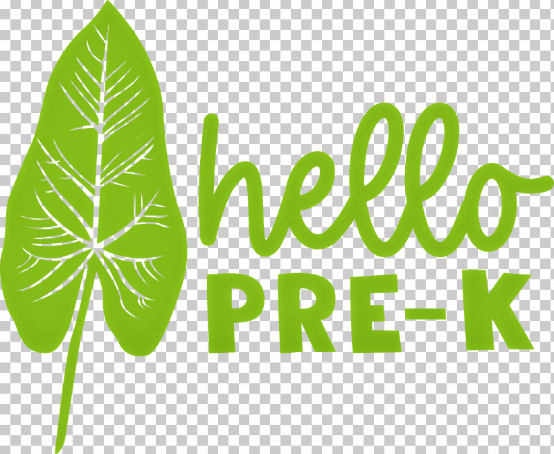 HELLO PRE K Back To School Education PNG, Clipart, Back To School, Education, Fruit, Green, Leaf Free PNG Download