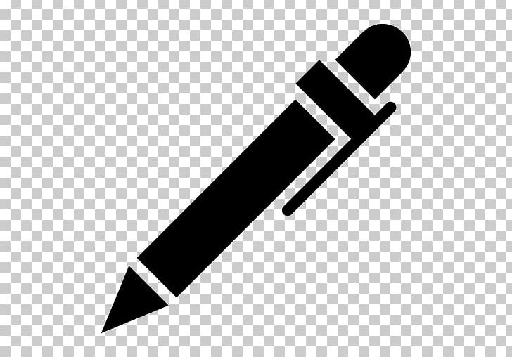 Ballpoint Pen Computer Icons Pencil PNG, Clipart, Angle, Ballpoint Pen, Black, Black And White, Cold Weapon Free PNG Download