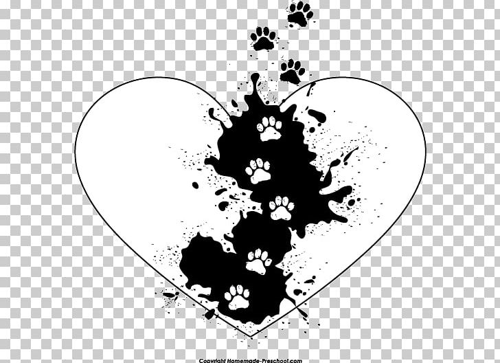Heart Paw Tiger PNG, Clipart, Black, Black And White, Circle, Computer Wallpaper, Document Free PNG Download