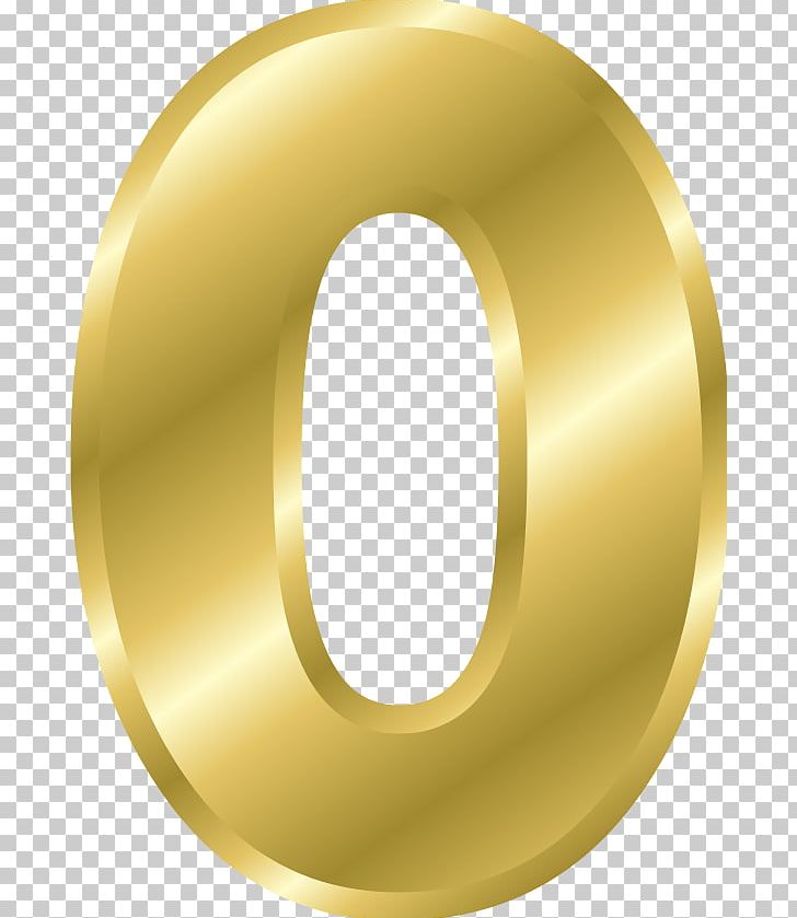 Natural Number 0 PNG, Clipart, Alphabet, Brass, Circle, Gold, Large Numbers Free PNG Download