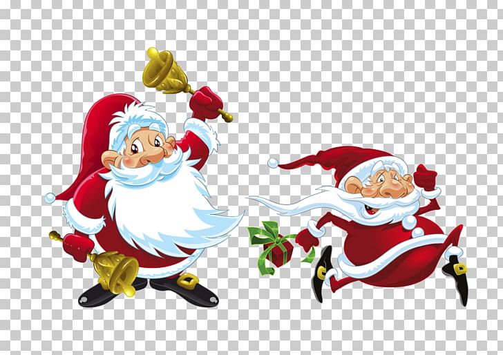 Santa Claus Running PNG, Clipart, Christmas Decoration, Christmas Frame, Christmas Lights, Christmas Tree, Christmas Vector Free PNG Download