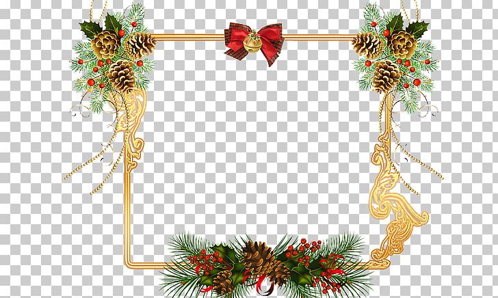 Christmas Ornament Frames PNG, Clipart, Border, Branch, Christmas, Christmas Card, Christmas Decoration Free PNG Download
