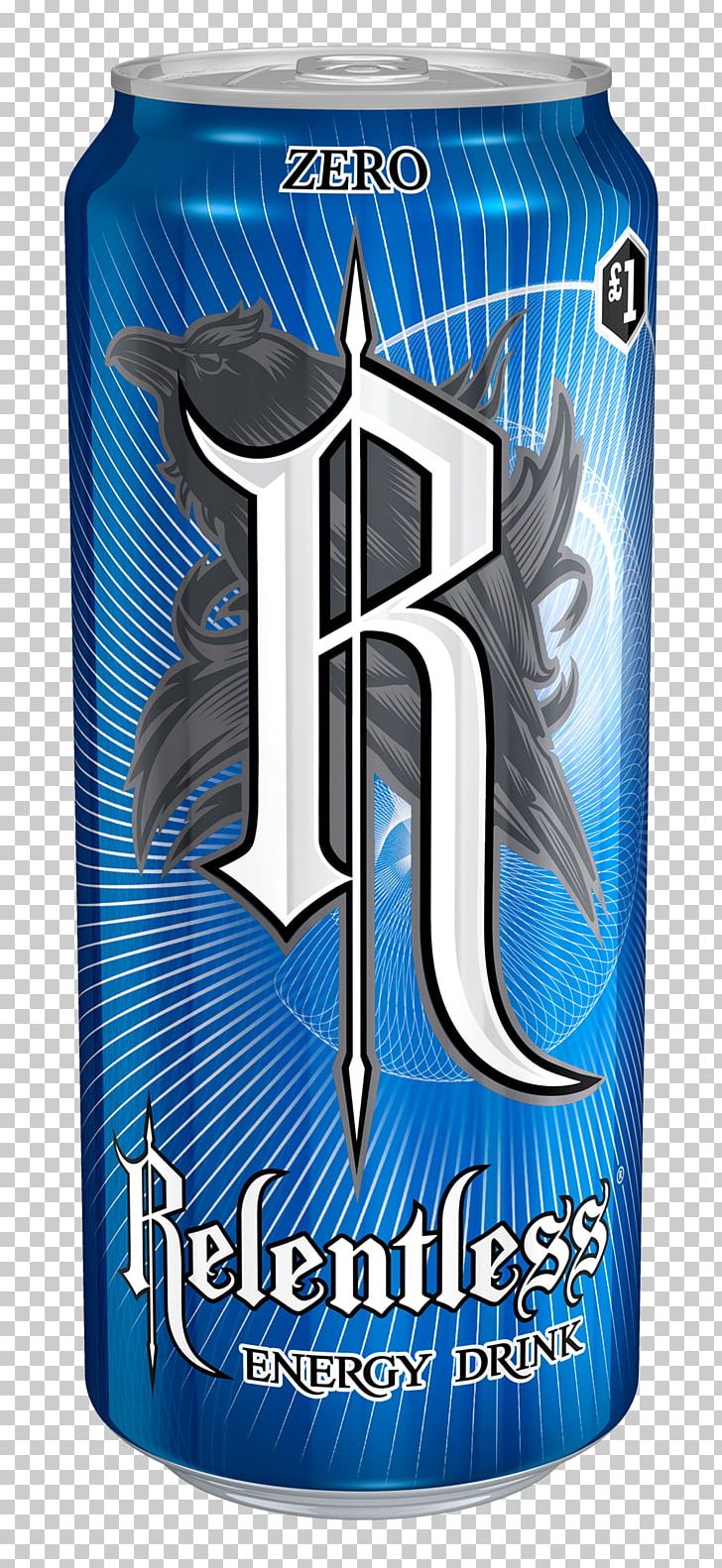 Energy Drink Fizzy Drinks Juice Relentless Beverage Can PNG, Clipart, Aluminum Can, Beverage Can, Brand, Cocacola Company, Electric Blue Free PNG Download