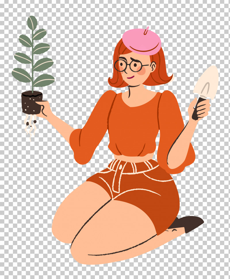 Planting Woman Garden PNG, Clipart, Cartoon, Character, Garden, Hm, Lady Free PNG Download