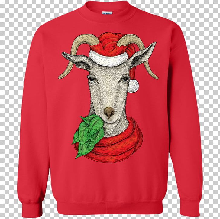 Christmas Jumper T-shirt Hoodie Sweater PNG, Clipart, Bluza, Cattle Like Mammal, Christmas, Christmas Jumper, Clothing Free PNG Download