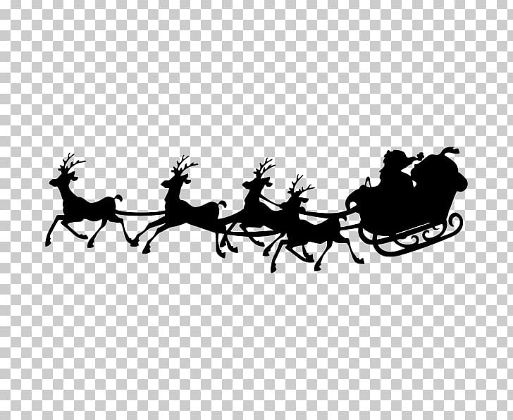 Santa Claus Silhouette Sled PNG, Clipart, Clip Art, Santa Claus, Silhouette, Sled Free PNG Download