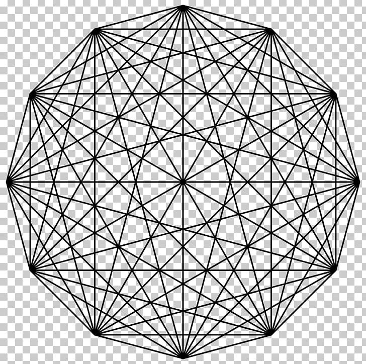 Complete Graph Graph Theory Simplex Vertex PNG, Clipart, Angle, Area, Black And White, Circle, Complete Graph Free PNG Download